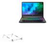 BoxWave Stand and Mount Compatible with Acer Predator Triton 300 (PT315-53) - Pocket Aluminum Stand 3-in-1, Portable Multi Angle Viewing Riser - Metallic Silver view 1