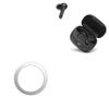 BoxWave Smart Gadget Compatible with JBL Live Pro+ TWS - MagnetoSafe Ring, Add Magnet Functionality Adhesive Alloy - Metallic Silver view 1