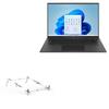 BoxWave Stand and Mount Compatible with LG Gram 14 (14Z90Q) - Pocket Aluminum Stand 3-in-1, Portable Multi Angle Viewing Riser - Metallic Silver view 1