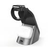 BoxWave Charger Compatible with JBL Live Pro+ TWS - Compact Wireless MultiCharge Stand (10W), Wireless Qi Stand Charger Watch Earbuds - Jet Black view 3