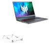 BoxWave Stand and Mount Compatible with Acer Predator Triton 500 SE (PT516-51s) - Pocket Aluminum Stand 3-in-1, Portable Multi Angle Viewing Riser - Metallic Silver view 1