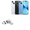 BoxWave Adapter Compatible with LeTV Y1 Pro - MagnetoSnap PD Angle Adapter, Magnetic Charging Connector Device Saver - Metallic Silver view 1
