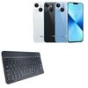 BoxWave Keyboard Compatible with LeTV Y1 Pro - SlimKeys Bluetooth Keyboard, Portable Thin with Chiclet-Style Keys - Jet Black view 1