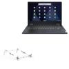 BoxWave Stand and Mount Compatible with Lenovo Flex 5i Chromebook (13 in - 82M7) - Pocket Aluminum Stand 3-in-1, Portable Multi Angle Viewing Riser - Metallic Silver view 1