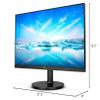 Philips 241V8L 24" Class Full HD 75Hz Monitor, VESA, 4 Year Advance Replacement Warranty view 2