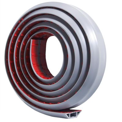 10Ft Floor Cord Cover Overfloor Cord Protector Self Adhesive Power Cable Protector Cord Raceway Ideal Extension Cord Cover Raceway to Hold Cords in Place for Power Cords Cables (Gray)