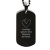 Amor Quiero UNA historia sin Final Regalo para esposos o esposa - placa de identificaci view 1