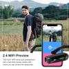 ORDRO EP6 Plus Head Mounted Camera 4K Video Camcorder, Wearable Video Camera UHD 1080P 60FPS Hands-Free Vlog Camera with WiFi APP Control, EIS 6.0 Anti-Shake, Smart Remote view 3