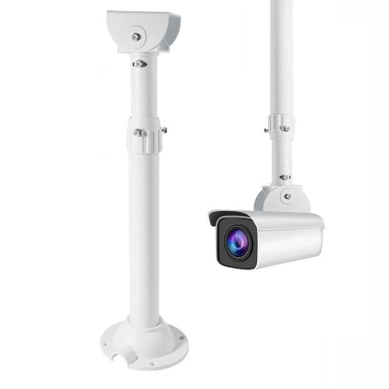 I Type Camera Hoisting Holder Stand, 40-80cm Retractable CCTV Security Camera Mount Bracket, Telescopic Adjustable Universal Camera Wall Ceiling Mounting Bracket for CCTV Security Camera