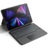 Dracool Magnetic Detachable for iPad Pro 12.9 Case with Keyboard Multi-Touch Trackpad 7-Color Backlit Pencil Holder Wireless Keyboard with Kickstand for iPad Pro 12.9 2022 6th/5th/4th/3rd Gen, Gray view 1