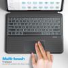 Dracool Magnetic Detachable for iPad Pro 12.9 Case with Keyboard Multi-Touch Trackpad 7-Color Backlit Pencil Holder Wireless Keyboard with Kickstand for iPad Pro 12.9 2022 6th/5th/4th/3rd Gen, Gray view 2
