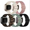 Adorve Elastic Nylon Band Compatible with Fitbit Sense/Sense 2//Versa 3/Versa 4 bands Women Men, Adjustable Stretchy Solo Loop Sport Band for Fitbit Sense & Versa 3 Smart Watch Replacement view 1