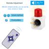 Y DIANS S Industrial Siren Alarm 15Watts 12 Tone 120dB Speaker Waterproof Security Sirens LED Strobe Light with Romote Control for Emergency Warning DC24V SLA-800 view 2