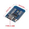 6 Pieces Development Board D1 MINI Type-C USB NodeMcu Mini Wireless D1 Module for ESP8266 ESP-12F 4M Bytes WLAN WiFi Internet Development Board Compatible with Arduino view 2