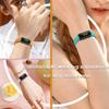 Gheper Bands Compatible with Fitbit Inspire 3 Smart Watch Band Replacement Wristband Strap Bracelet Silicone Accessory for Women Men S/L Size, Lilac/Yellow/Red view 3