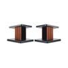 FACMAS Speaker Bracket/Speakers Holder Sound Rack Wooden Rack Floor Small Bookshelf Speaker Rack Multimedia Rack Suitable for Surround Sound and Bookshelf Speakers Heavy Duty Speaker Stand view 1