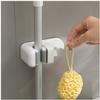 BEZOX Mop Holder with Hook - Drill Free Wall Mount Broom Gripper, Cleaning Supplies Organizer Utility Holder - 1PCS view 1