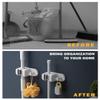 BEZOX Mop Holder with Hook - Drill Free Wall Mount Broom Gripper, Cleaning Supplies Organizer Utility Holder - 1PCS view 2