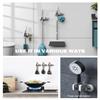 BEZOX Mop Holder with Hook - Drill Free Wall Mount Broom Gripper, Cleaning Supplies Organizer Utility Holder - 1PCS view 4