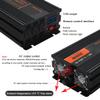Car Power Inverter Pure Sine Wave DC 12V/24V/48V/60V to AC 120V/220V Transformer Convert with Wired Remote Control (Optional Socket),12V-120V view 3