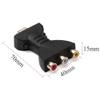 HDMI to 3 RGB/RCA Video Audio Adapter Digital Signal AV Component Converter HDMI to 3 RCA Full HD Video 1080P AV Scart Composite Converter Adapter view 2