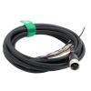 HangTon Cable for Cognex in-Sight 3800 9000 470 Microscan MV-4000 Sensor Camera, M12 A-Coded 12 Pin Female to Flying Lead 24V Power IO RS232 3m view 2