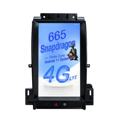 ZWNAV Qualcomm Android 11 Car Radio Upgrade for Ford Taurus 2012-2018 Stereo Replacement Tesla Style Touch Screen Unit Audio Multimedia Player GPS Navigation