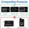 APDTEK Tandem Tslim X2 Pump Case Accessories Smooth Comfortable Flexible Safe Convenient Insulin Pump Holder 360 Rotating Sturdy Belt Clip for t:Slim/t:Slim G4 (Clear) view 2