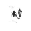 Yardwe Miniature Wall Lamp Model 1.10In Tiny Wall Mounted Light for Dollhouse Mini House Decorations and DIY Scene Lighting view 3