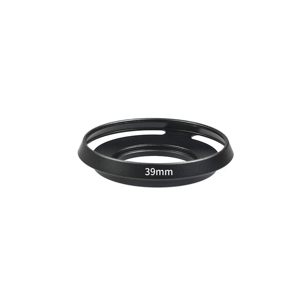 FEICHAO Wide Angle Camera Head Hood Non Hidden Angle Screw Hole Compatible with CaNon Nikon SONY Camera Head (39mm)