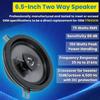 2 Pack Speaker Upgrade For 2007-2018 Jeep Wrangler JK JKU & Grand Cherokee, Commander, Liberty, Dodge Challenger, Durango, Dakota, Nitro, Chrysler 6.5 Inch 2-Way Car Audio Speaker Replace OEM 77KICK10 view 2