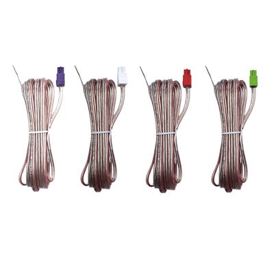 4X Speaker Woofer Sound Red Gray Wires Cords Cables Compatible with Sony Home Cinema System