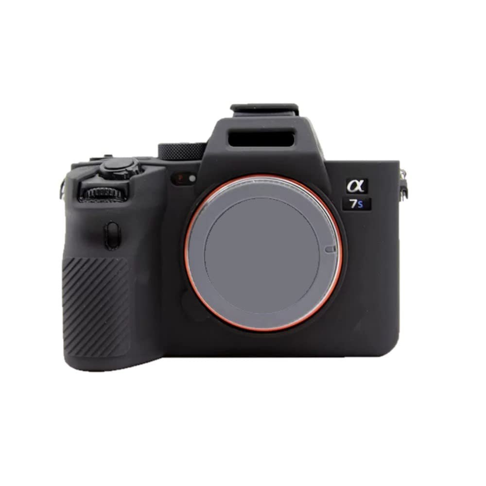Camera Soft Silicone Case Bag Black Rubber Armor Skin Body Cover Protector for Sony Alpha a7S III mirrorless digital camera
