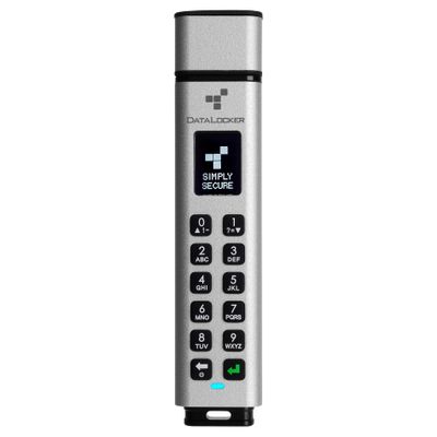 DataLocker Sentry K350 128GB Encrypted USB Drive FIPS 140-2 Level 3 Certified & FIPS 140-3 Level 3, AES 256-bit, IP68, TAA Compliant, MIL-Std 810G, OS Independent, USB-A