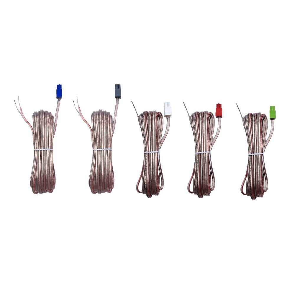 5X Pcs Speaker Sound Red Gray Wires Cords Cables Compatible with Sony Home Cinema System