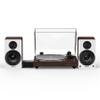 Fluance Reference RT85N High Fidelity Vinyl Turntable (Natural Walnut), PA10 Phono Preamp, Ai41 Powered 5" Bookshelf Speakers (White Walnut), Nagaoka MP-110 cartridge, 90W Class D Amplifier, Bluetooth view 1