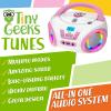 TinyGeeks Tunes Kids Boombox CD Player for Children + FM Radio + Includes Batteries - Pink CD Player with Speakers for Toddlers view 2