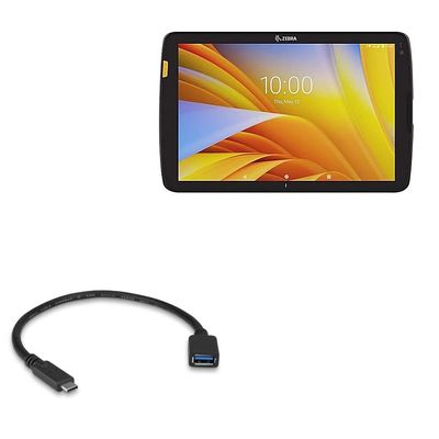 BoxWave Cable Compatible with Zebra ET40 (10.1 in) - USB Expansion Adapter, Add USB Connected Hardware to Your Phone