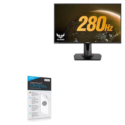 BoxWave Screen Protector Compatible with ASUS TUF Gaming (VG279QM) - ClearTouch Crystal (2-Pack), HD Film Skin - Shields from Scratches