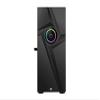 Bgears b-Vortex-RGB Gaming PC ATX case with Optical Illusion Effect ARGB Front Panel, Tempered Glass Side. 1 x USB3.0, Include a 1 x PWM 120mm b-ARGB Vortex Fans. Support up to EATX Board, Black view 2