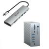 TOTU 18-in-1 Thunderbolt 3 Docking Station(8K DP)& 7 in 1 4K HDMI USB C Hub view 1