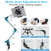 Aluminum Tablet Holder for Desk Clamp 360 iPad Mount, 35" Adjustable Arm Tablet Stand for Bed, Webcam Camera Clip for iPad Pro Air Mini, Galaxy Tab, Z Fold, Fire, Switch, iPhone, Gopro, 4-13" Devices view 4