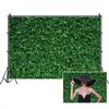 DASHAN 10x8ftVinyl Spring Backdrop Green Leaves Grass Backdrop Cake Smash 1st Birthday Grass Wall for Party Baby Shower Photography Background Bridal Shower Grad Tea Party YouTube Photo Prop view 1