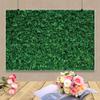 DASHAN 10x8ftVinyl Spring Backdrop Green Leaves Grass Backdrop Cake Smash 1st Birthday Grass Wall for Party Baby Shower Photography Background Bridal Shower Grad Tea Party YouTube Photo Prop view 2