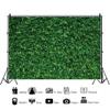 DASHAN 10x8ftVinyl Spring Backdrop Green Leaves Grass Backdrop Cake Smash 1st Birthday Grass Wall for Party Baby Shower Photography Background Bridal Shower Grad Tea Party YouTube Photo Prop view 3