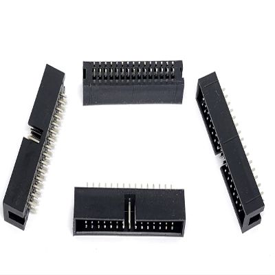 Connectors Pro 25-Pack 30P DC3 2.54mm 0.1" Pitch 30 Pins Male Box Headers 2x15 Dual Rows 30P Male Straight Pin PCB DIP, Double-Row 2x15 30-P 2.54 mm DC3 IDC Connector