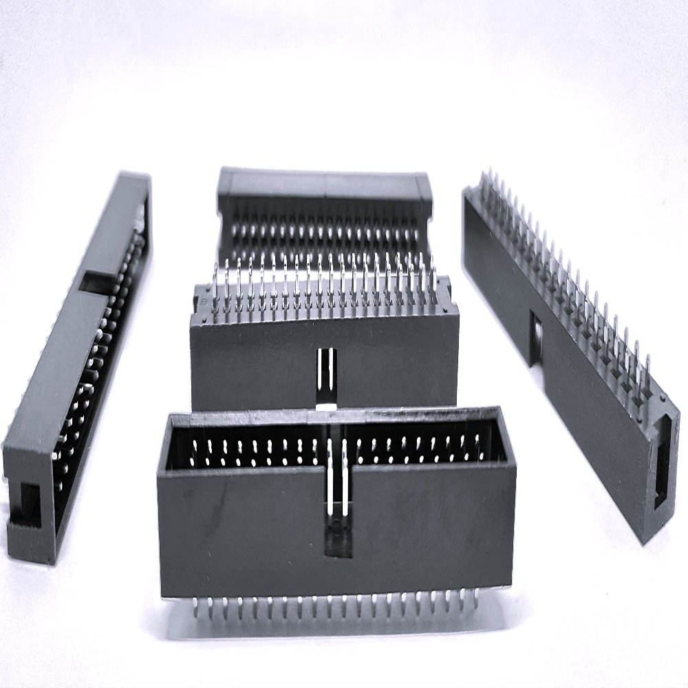 Connectors Pro 25-Pack 40P DC3 2.54mm 0.1" Pitch 40-Pin Male Box Headers 2x20 Dual Rows 40 Pins M/M Straight Pin PCB DIP, Double-Row 2x20 40-P IDC Connector