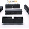 Connectors Pro 25-Pack 40P DC3 2.54mm 0.1" Pitch 40-Pin Male Box Headers 2x20 Dual Rows 40 Pins M/M Straight Pin PCB DIP, Double-Row 2x20 40-P IDC Connector view 3