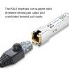 10Gb SFP+ RJ45 Transceiver, 10GBASE-T SFP to Ethernet Module, 10 gigabit SFP Copper RJ-45 30m, 10g Networking Optical Fiber mini gbic Generic Compatible for 200 Vendors view 2