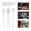 2A Mini PIR Infrared Motion Sensor DC 5-24V, Motion Activated LED Strip Lighting Detector with USB Interface for Automatic Lighting, White view 4